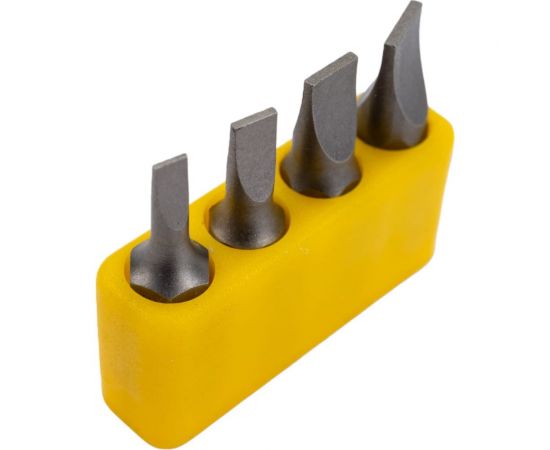 Набор бит шлицевых SL 4 шт, SL3-SL6.5, 1/4"" 10106004S AIST 00-00025983 – изображение 6