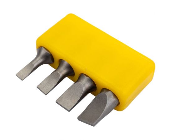Набор бит шлицевых SL 4 шт, SL3-SL6.5, 1/4"" 10106004S AIST 00-00025983 – изображение 7