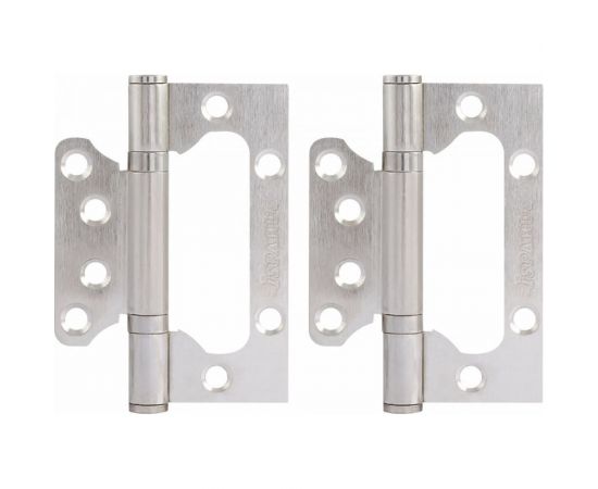 Накладная петля ISPARUS ISP 800-4"" FHP (универсальная; матовый хром; без колпачка; 100х72х2,5 мм) 17110 