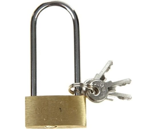 Навесной замок ТУНДРА тип 1, 32x70 мм, 3 ключа 754868 