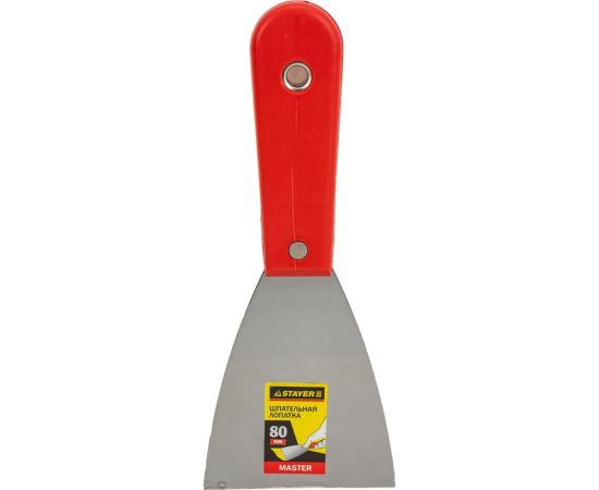 Шпатель с пластмассовой ручкой, 80мм STAYER 1003-080 