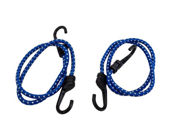 Крепежный шнур ЗУБР резиновый 80 см, крюки со стальным сердечником 2 шт 40508-080 