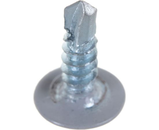 Прессшайба Качественный КРЕПЕЖ 4.2х13 мм, серая RAL 7004, сверло, 450 шт 0300315 КЧ – изображение 4