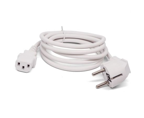 Кабель питания Filum cee 7/7-с13, 3x0.75мм?, 220в, 10a, белый, 1.8м FL-PC10-EU-C13-1.8M-W – изображение 3
