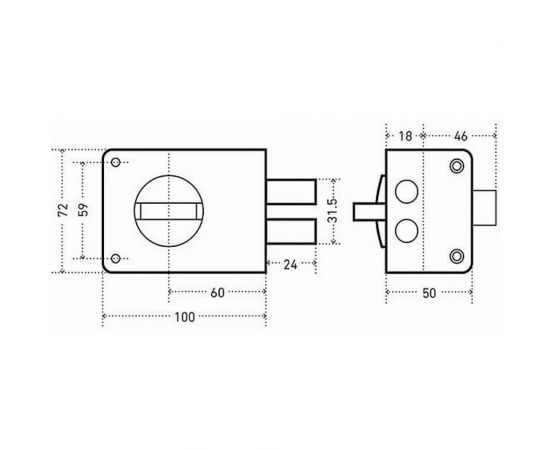 Накладной замок Пензмаш ПМ ЗН1-1 4013 – изображение 2