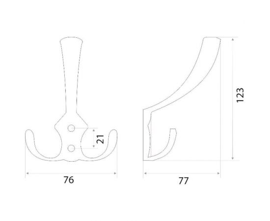 Крючок Trodos 04.15.01 Триумф, золото 302042 – изображение 2