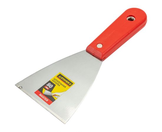 Шпатель с пластмассовой ручкой, 80мм STAYER 1003-080 – изображение 2