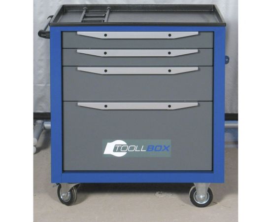 Инструментальная тележка Toollbox серии standart TBS-4 RAL 5005 – изображение 2