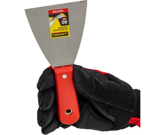 Шпатель с пластмассовой ручкой, 80мм STAYER 1003-080 – изображение 4