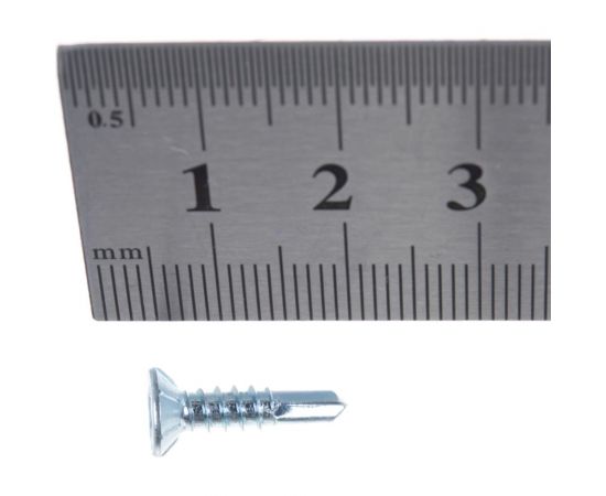 Оконный саморез Метизный двор 3,9x16 сверло, белый, 20 шт. 4690441018380 – изображение 2