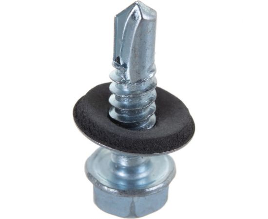 Кровельный саморез Качественный КРЕПЕЖ цинк, 6.3х25 мм, 110 шт 0500193 КЧ – изображение 2