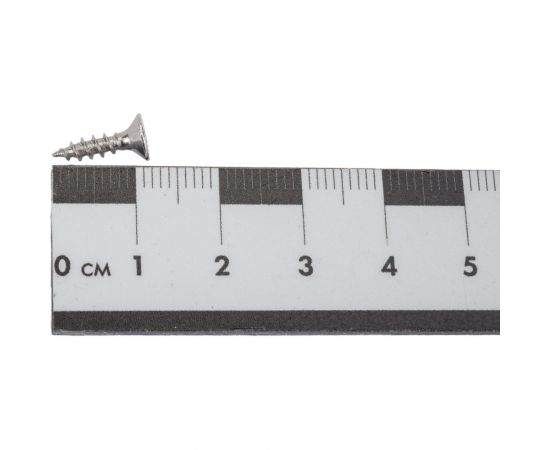 Универсальный саморез Невский Крепеж нерж. сталь А2, 3,0x12, потайная головка, 15 шт. пакет нк 822992 – изображение 3