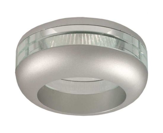 Алюминиевый светильник Светкомплект AG 653 WH с декоративным стеклом AG653AL/CL 