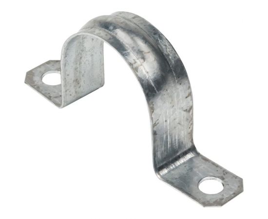 Металлическая двухлапковая скоба EKF d38-40 мм, 50 шт. PROxima sm-2-38-40 