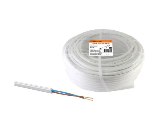 Провод TDM ПВС 2х2,5 ГОСТ 50м, белый SQ0118-0028 