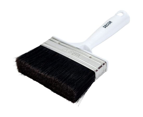 Кисть DECOR PROFI универсальная, 120x25мм, Олимпийские: серебро, смешан. щетина, пласт. ручка 223-0120 11607184 – изображение 4