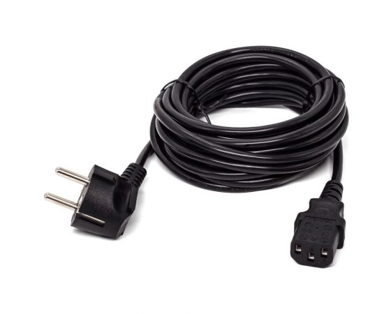 Кабель питания Filum cee 7/7-с13, 3x0.75мм?, 220в, 10a, чёрный, 5м FL-PC10-EU-C13-5M – изображение 3