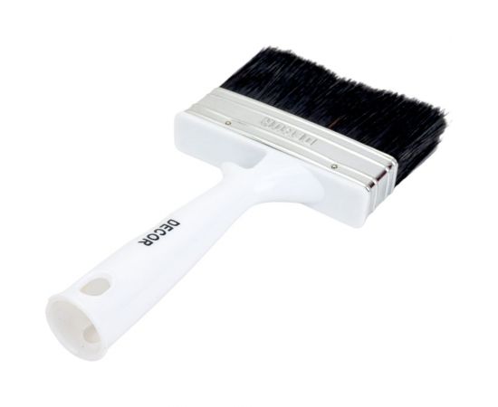 Кисть DECOR PROFI универсальная, 120x25мм, Олимпийские: серебро, смешан. щетина, пласт. ручка 223-0120 11607184 – изображение 5