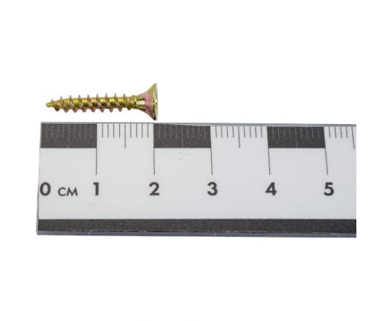 Шуруп крепежная техника жёлтый цинк 1000 шт 431318 БК – изображение 4