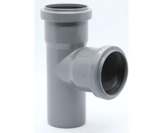 Тройник Flextron D 50 мм 87,5 градусов для внутренней канализации 139802 – изображение 8