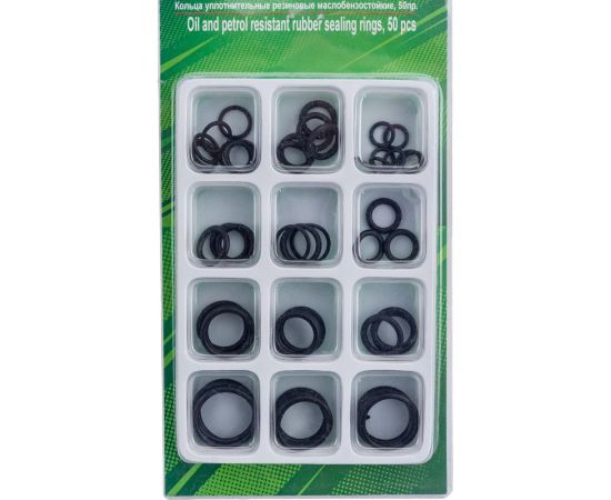 Набор колец уплотнительных резиновых маслобензостойких 50 предметов Rockforce RF-786 – изображение 5