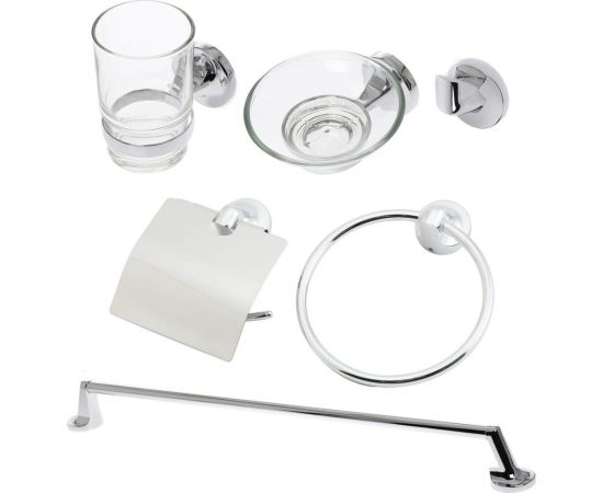 Набор аксессуаров для ванной комнаты Orange Y01-888cr 