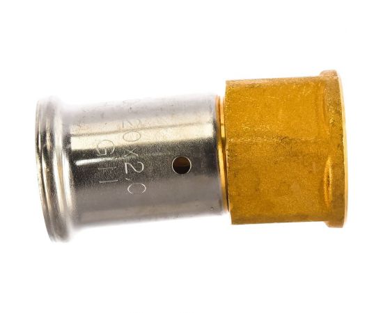 Муфта-пресс HENCO латунь, ВР20x1/2 18P-2004 