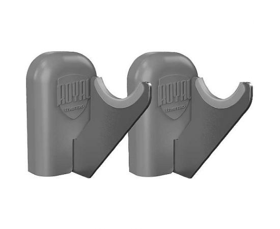 Комплект настенных регулируемых кронштейнов ROYAL THERMO Design 80, серебристые НС-1402583 