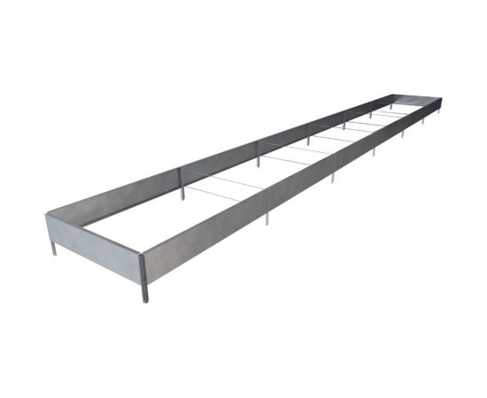 Готовая грядка Delta-Park GX 0.70х5.7 м, серебристая 30020GX_70560Zn 