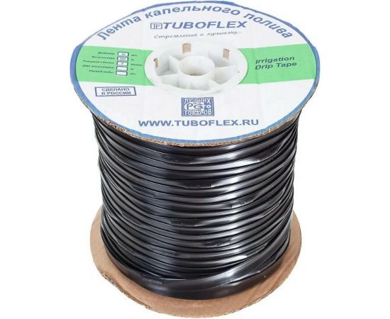 Лента капельного полива TUBOFLEX 500 м, с шагом между эмиттерами 20 см ЛКП50002-8М 