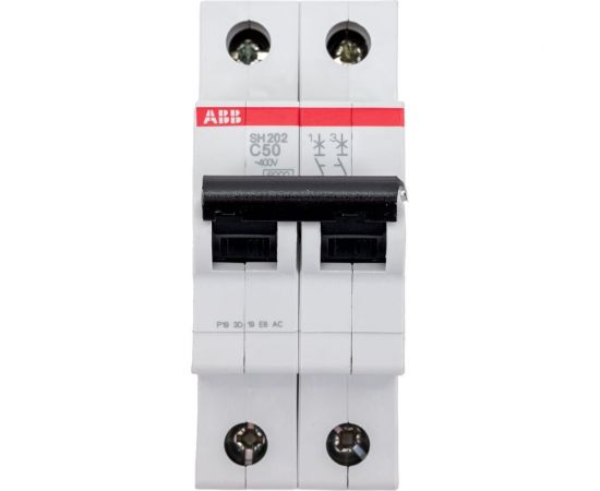 Автоматический выключатель ABB 2-полюсной sh202 c50 2CDS212001R0504 