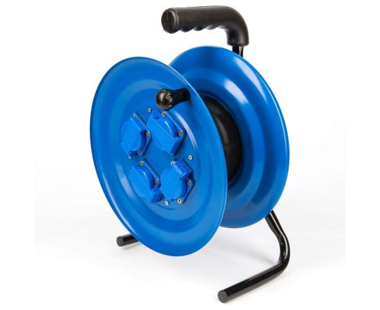 Металлическая катушка для удлинителя МПП УДЛИНИТЕЛЬ 4 розетки, IP-44, с заземлением 999000000002001 