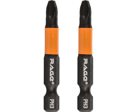 Биты магнитные PH3, 50 мм, 2 шт, S2 rage by VIRA 554156 – изображение 2