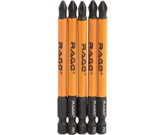 Биты магнитные PH2, 90 мм, 5 шт, S2 rage by VIRA 554167 – изображение 6