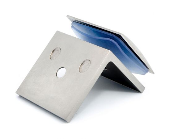 Коннектор стекло-стена SERVICE PLUS 90, хром матовый CP-303S-MC – изображение 4