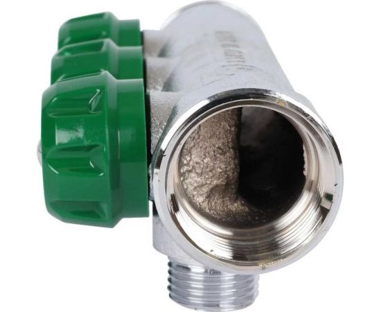 Регулирующий коллектор STOUT 3/4, 3 отвода 1/2 плоское уплотнение SMB-6849-341203 RG008UJEV9C1F4 – изображение 2