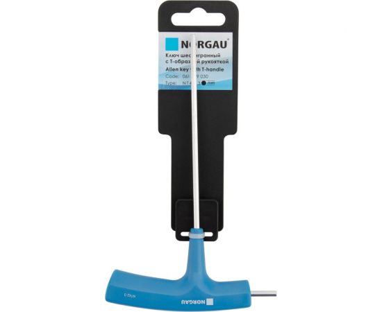 Шестигранный ключ NORGAU Т-образный 3 мм, 061009030 – изображение 7