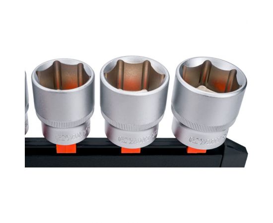 Набор торцевых ударных головок (18 шт; 8-32 мм; 1/2 DR) Gigant G-11324 – изображение 5