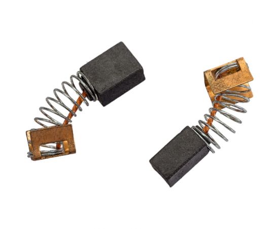 Комплект угольных щеток для электроинструмента Hammer (пружина, пятак-уши), 6x9х11 мм, 2 шт COFRA SDH-34629 