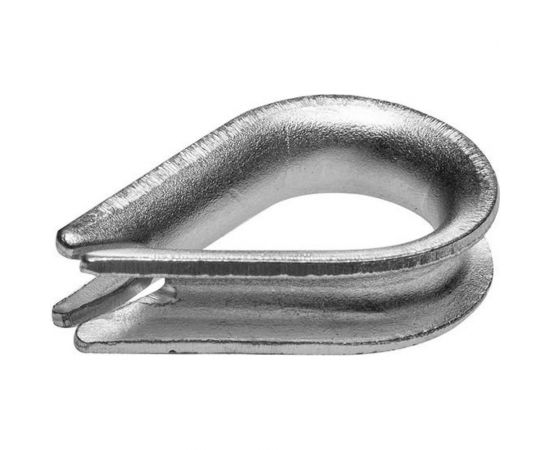 Коуш для стальных канатов vipкрепеж оцинкованный, 8 мм, 1 шт. 10511 VIP 