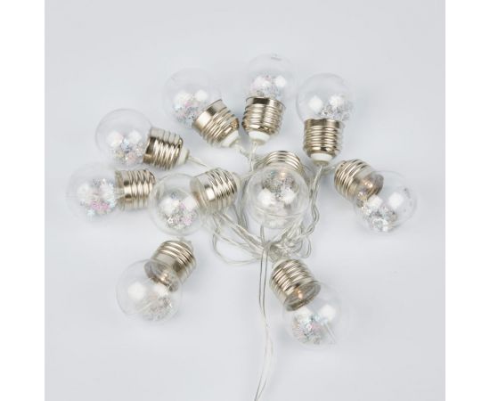 Светодиодная гирлянда на батарейках Uniel Лампочки ретро ULD-S1800-010/STB/3AA WARM WHITE, IP20 UL-00008425 