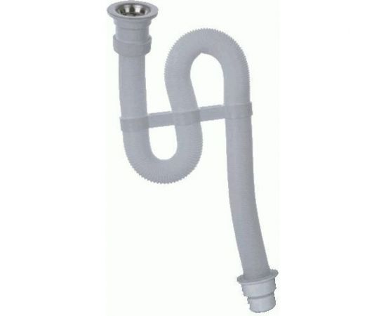 Гофрированный сифон VIRPLAST 1.1/4х40/50, д.70 нерж.чашка 70931 30980312 