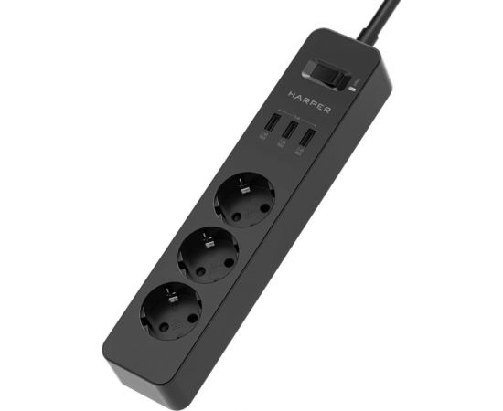 Сетевой фильтр Harper UCH-325 Black H00003419 