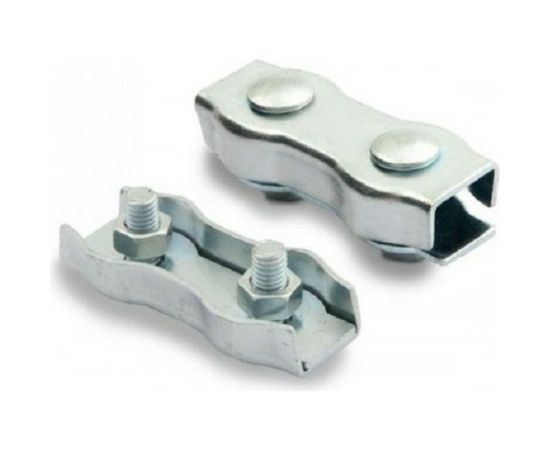 Двойной зажим для стальных канатов vipкрепеж duplex 5 мм, 1 шт. 22308 VIP 