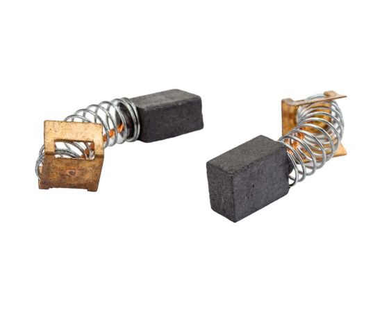 Комплект угольных щеток для электроинструмента Hammer (пружина, пятак-уши), 6x9х11 мм, 2 шт COFRA SDH-34629 – изображение 2