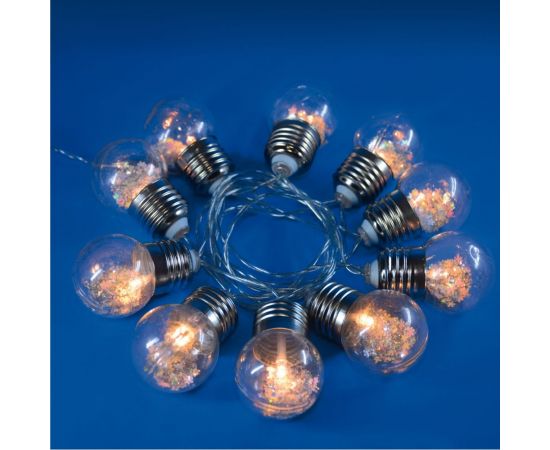 Светодиодная гирлянда на батарейках Uniel Лампочки ретро ULD-S1800-010/STB/3AA WARM WHITE, IP20 UL-00008425 – изображение 3