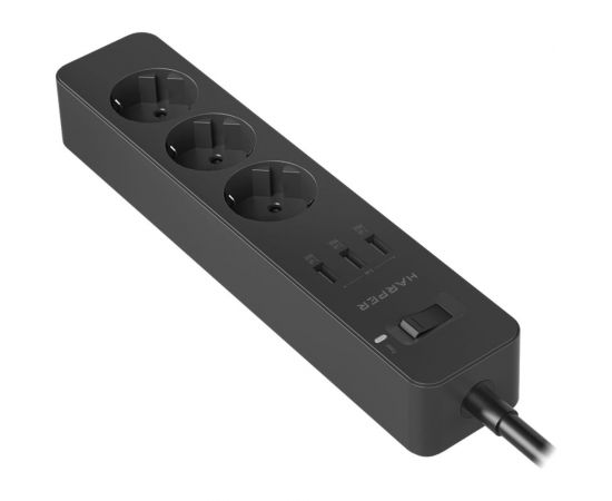 Сетевой фильтр Harper UCH-325 Black H00003419 – изображение 6