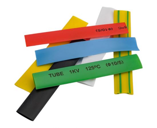 Термоусаживаемая трубка HLT 10,5 ТУТ набор: 7 цветов по 3шт. 100мм. упаковка 21шт. 084-15-154 4630076444826 – изображение 3