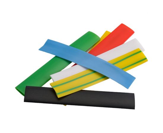 Термоусаживаемая трубка HLT 10,5 ТУТ набор: 7 цветов по 3шт. 100мм. упаковка 21шт. 084-15-154 4630076444826 – изображение 2