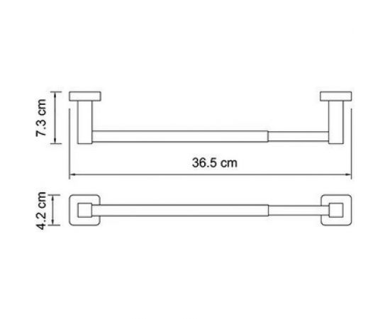 Держатель бумажных полотенец WasserKRAFT Lippe K-6591 – изображение 3